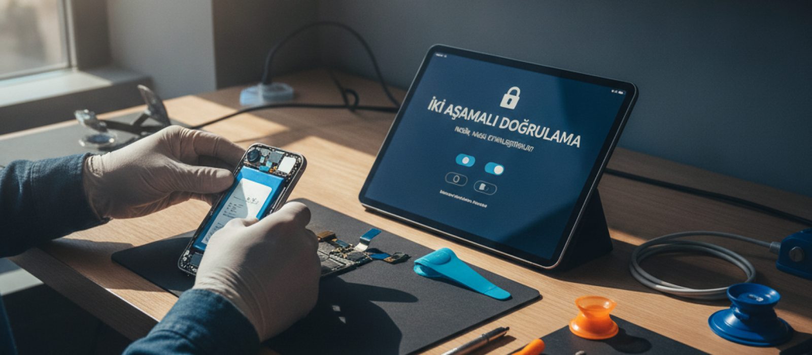 iPhone ekranında iki faktörlü kimlik doğrulama kodu gösteriliyor