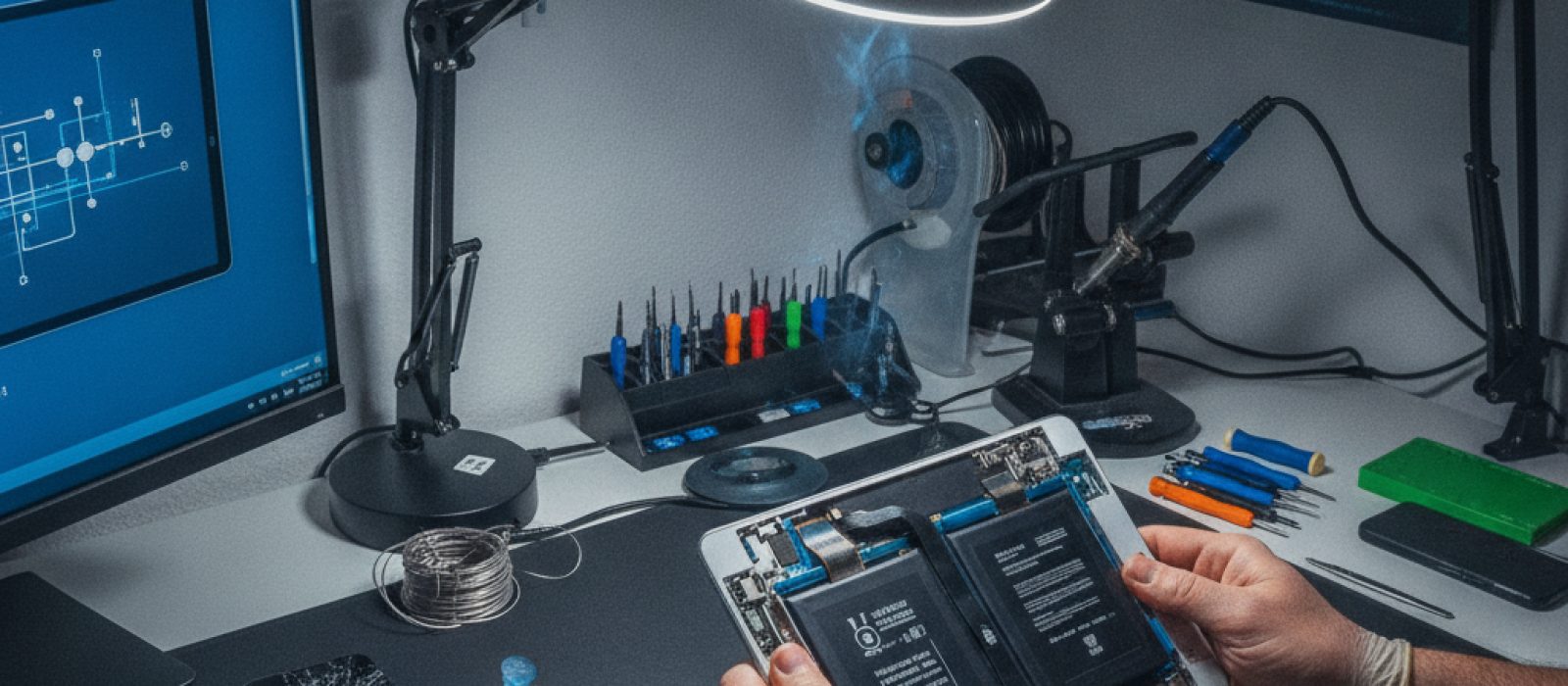 Yeni iPad modelini simgeleyen modern bir tablet görseli, şık tasarım ve parlak ekran